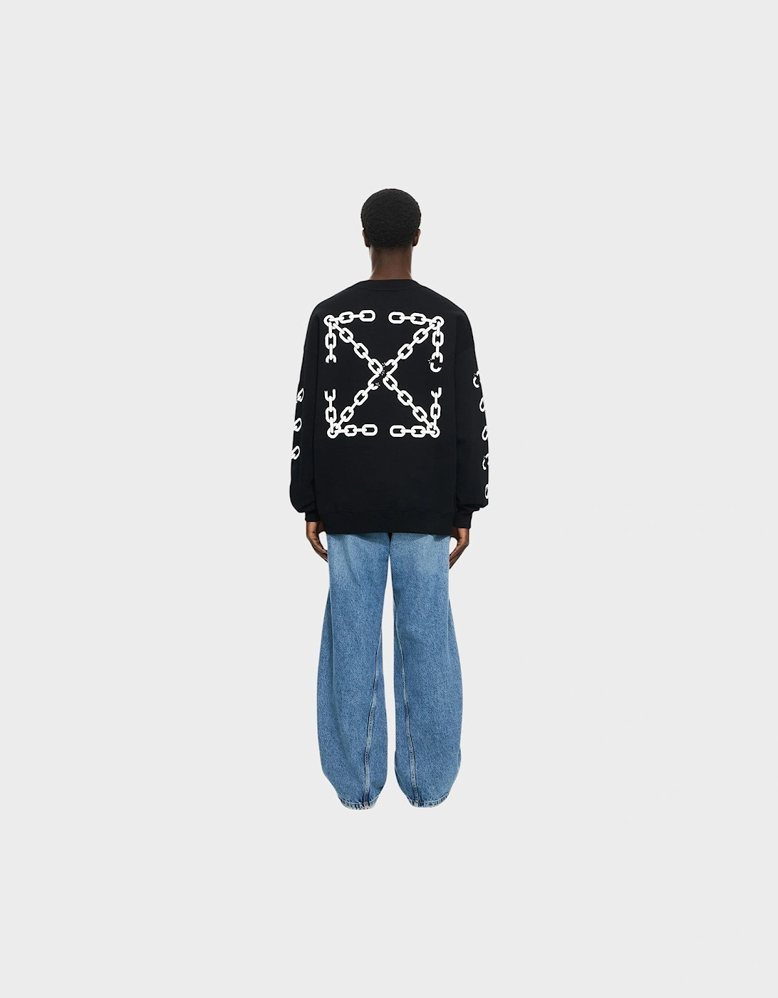 Chain Arrow Sweatshirt Black