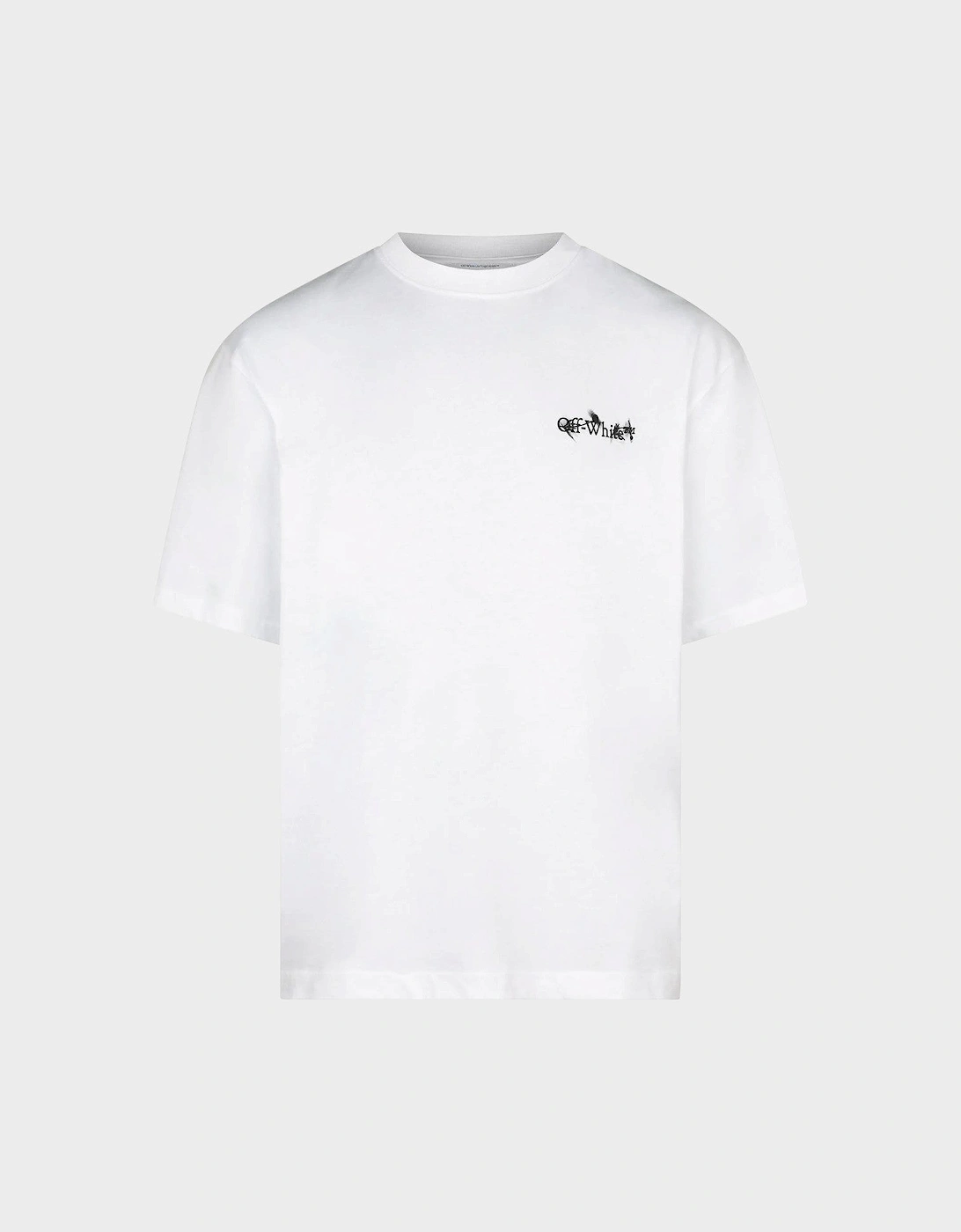 Flower Arrow Skate Short Sleeve T Shirt White