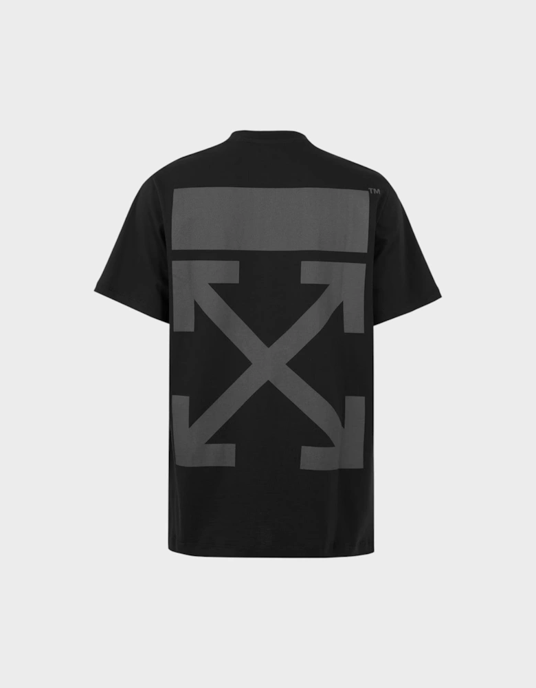 Tonal Arrow Slim-Fit T Shirt Black