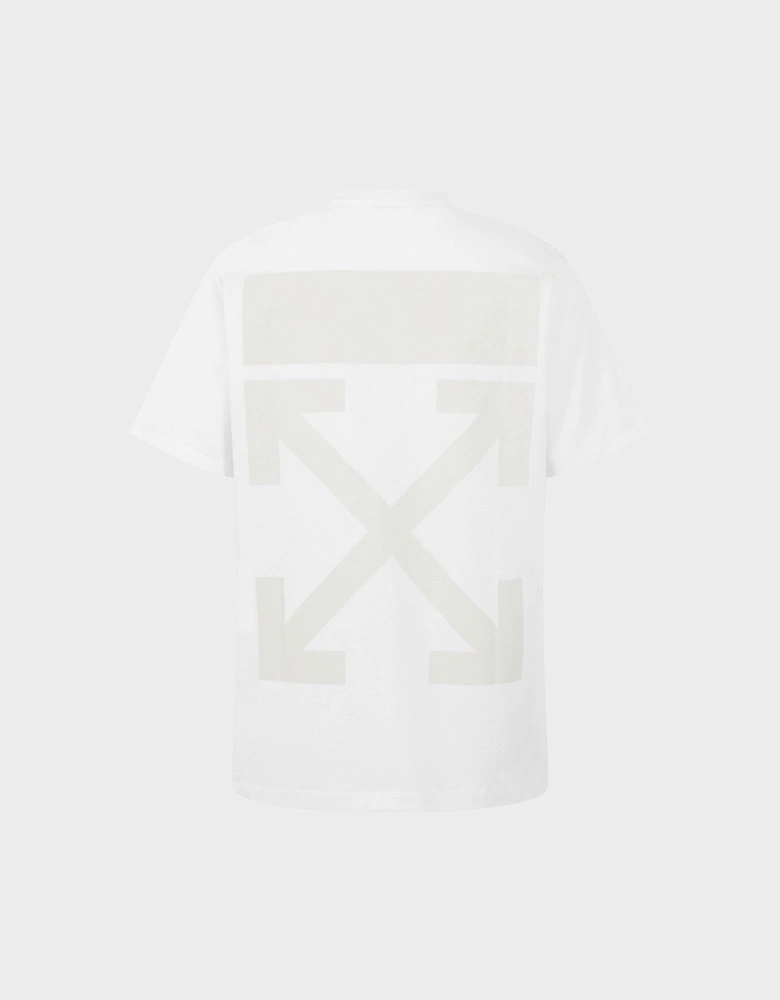 Tonal Arrow Sim Fit T Shirt White