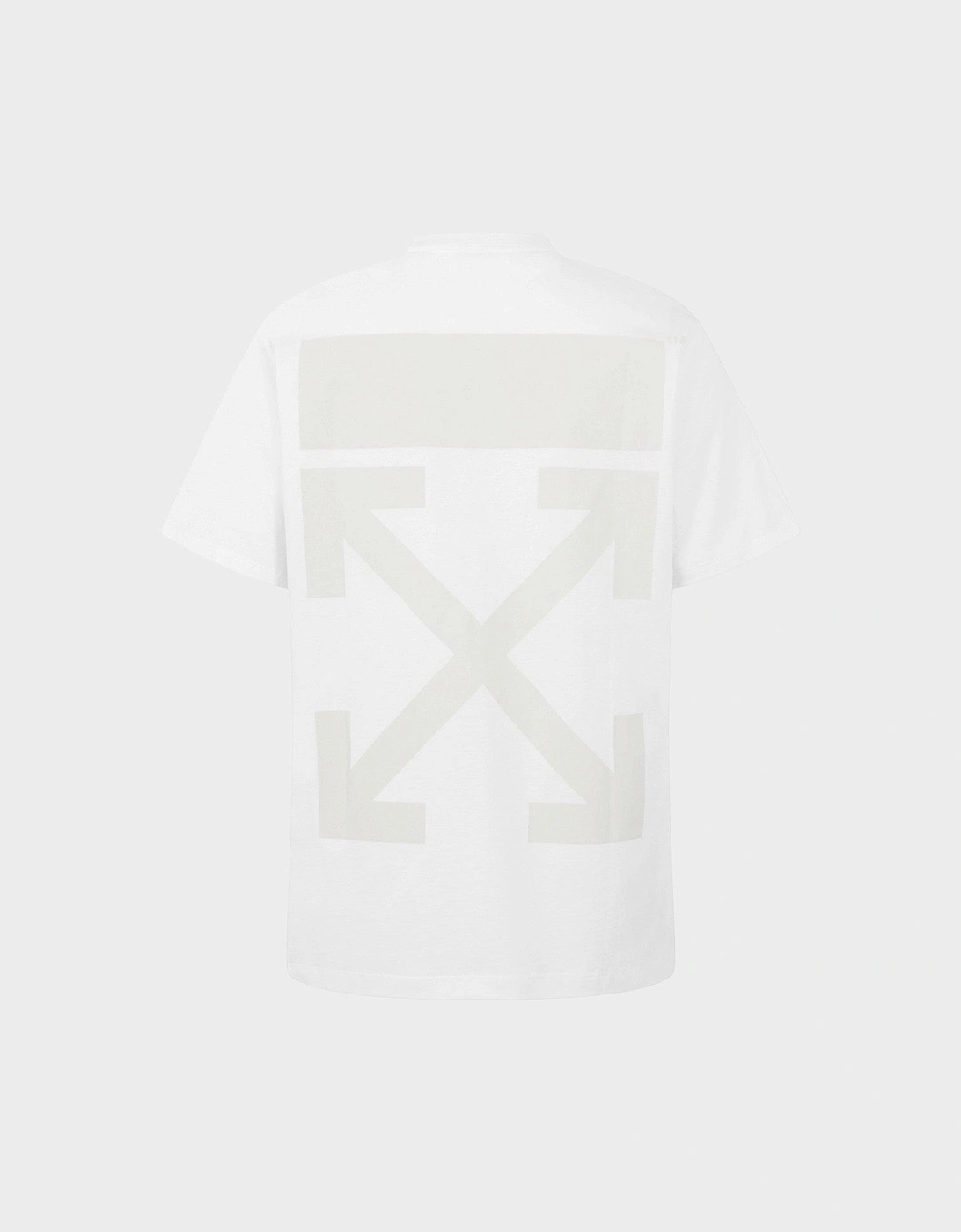 Tonal Arrow Sim Fit T Shirt White