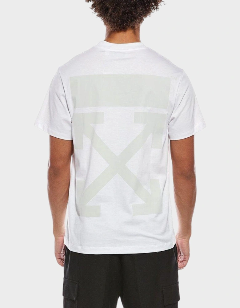 Tonal Arrow Sim Fit T Shirt White