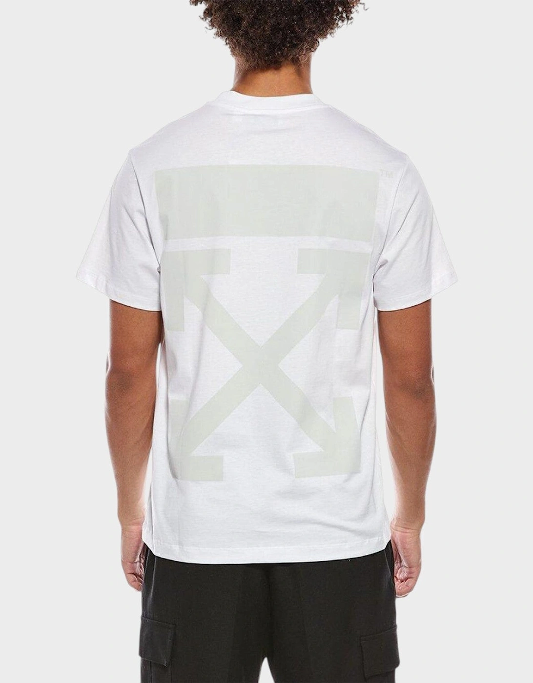 Tonal Arrow Sim Fit T Shirt White