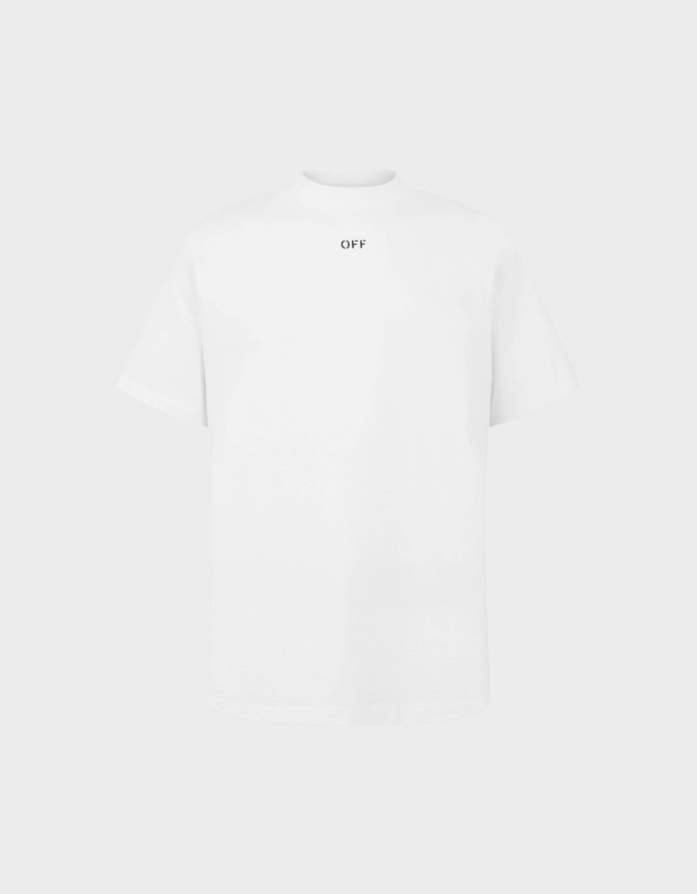 Tonal Arrow Sim Fit T Shirt White