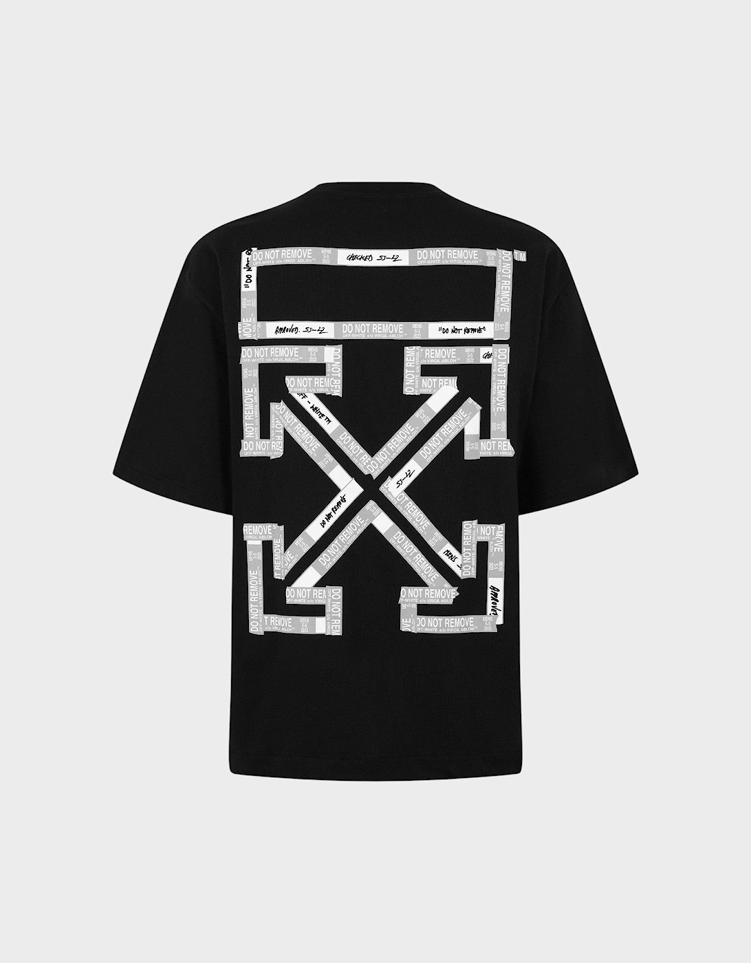 Tape Arrow Skate T Shirt Black