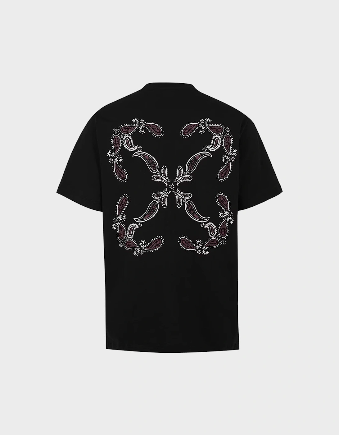 Bandana Arrow Slim-Fit Cotton T-Shirt Black