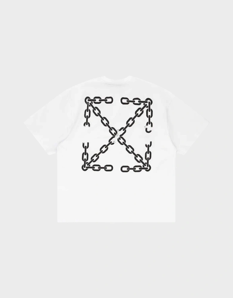 Chain Arrow Skate Short-Sleeve Tee White