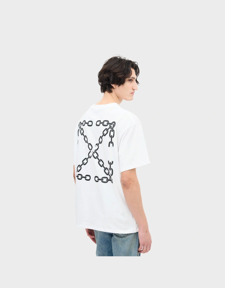 Chain Arrow Skate Short-Sleeve Tee White
