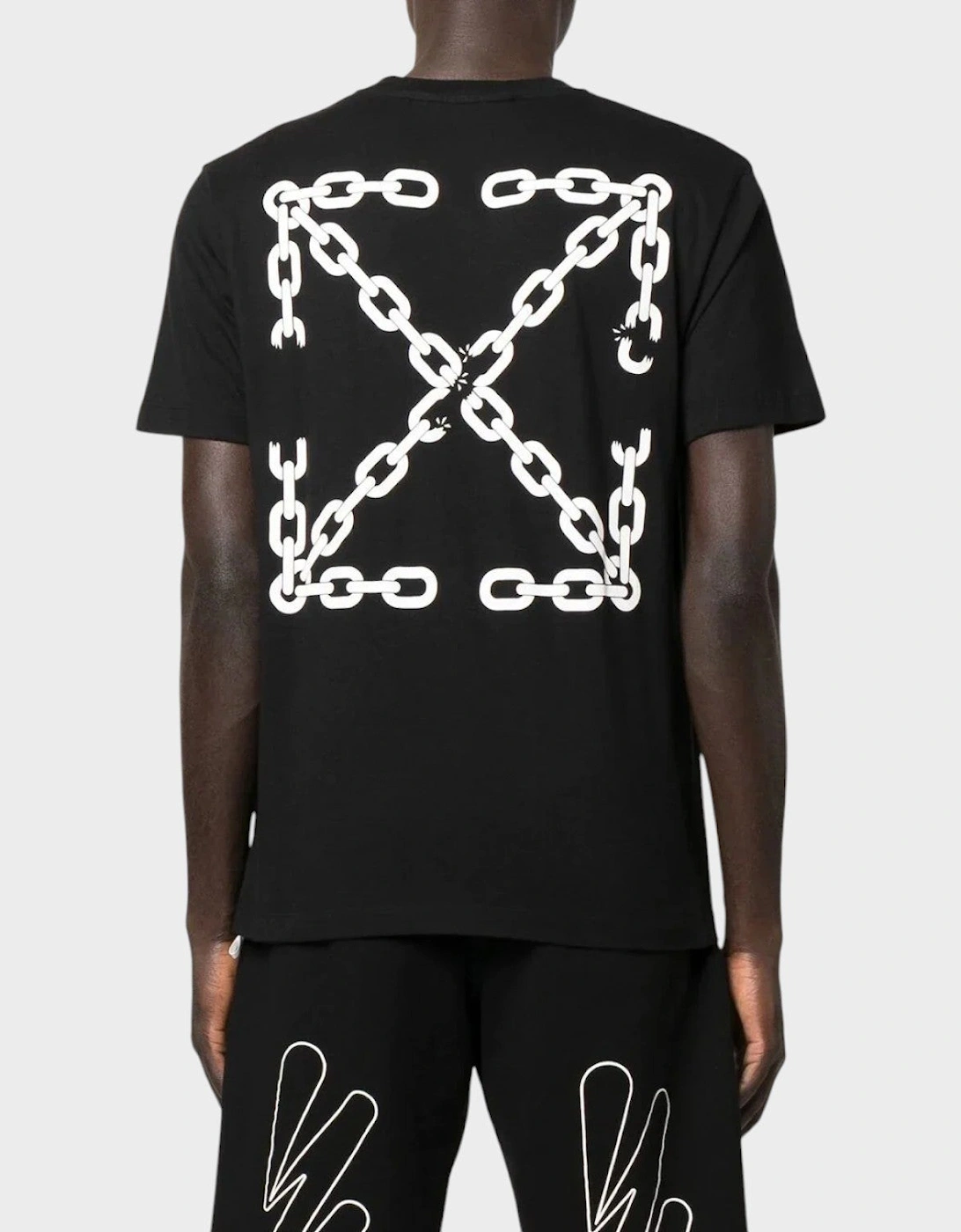 Chain Arrow Skate Short Sleeve T Shirt Black