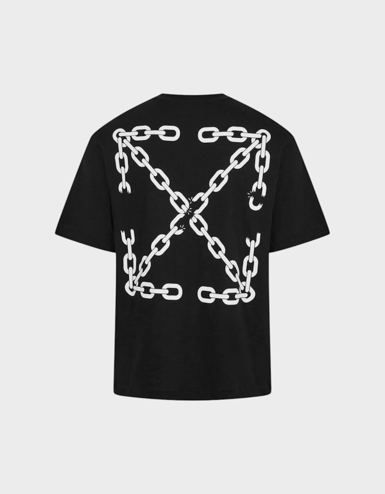 Chain Arrow Skate Short Sleeve T Shirt Black