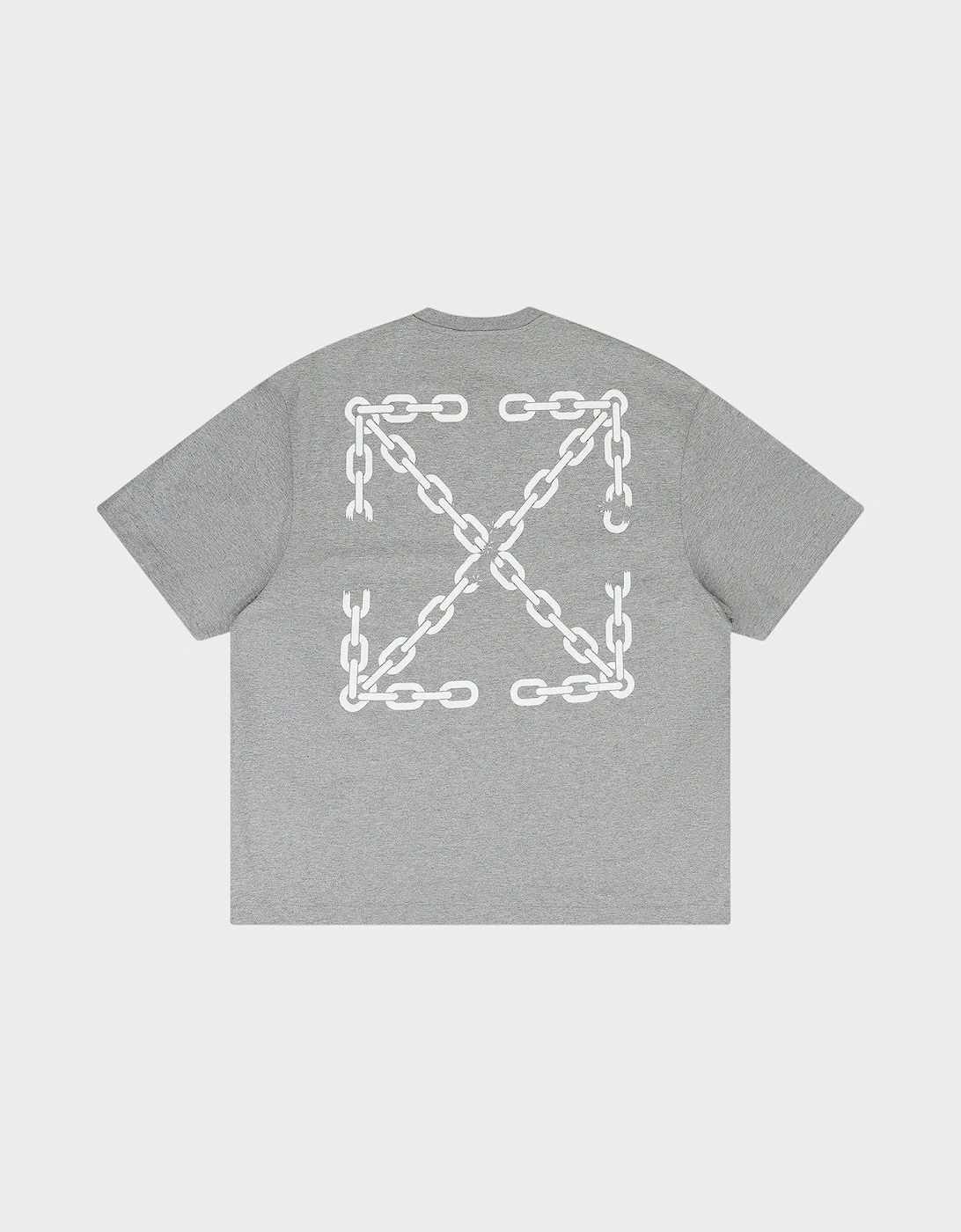 Chain Arrow Skate Fit T Shirt Heather Grey