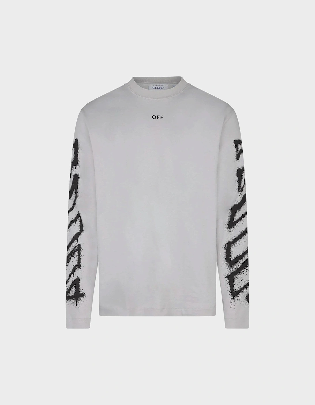 Off Spray Can Arrow Skate Long Sleeve T Shirt Light Stone