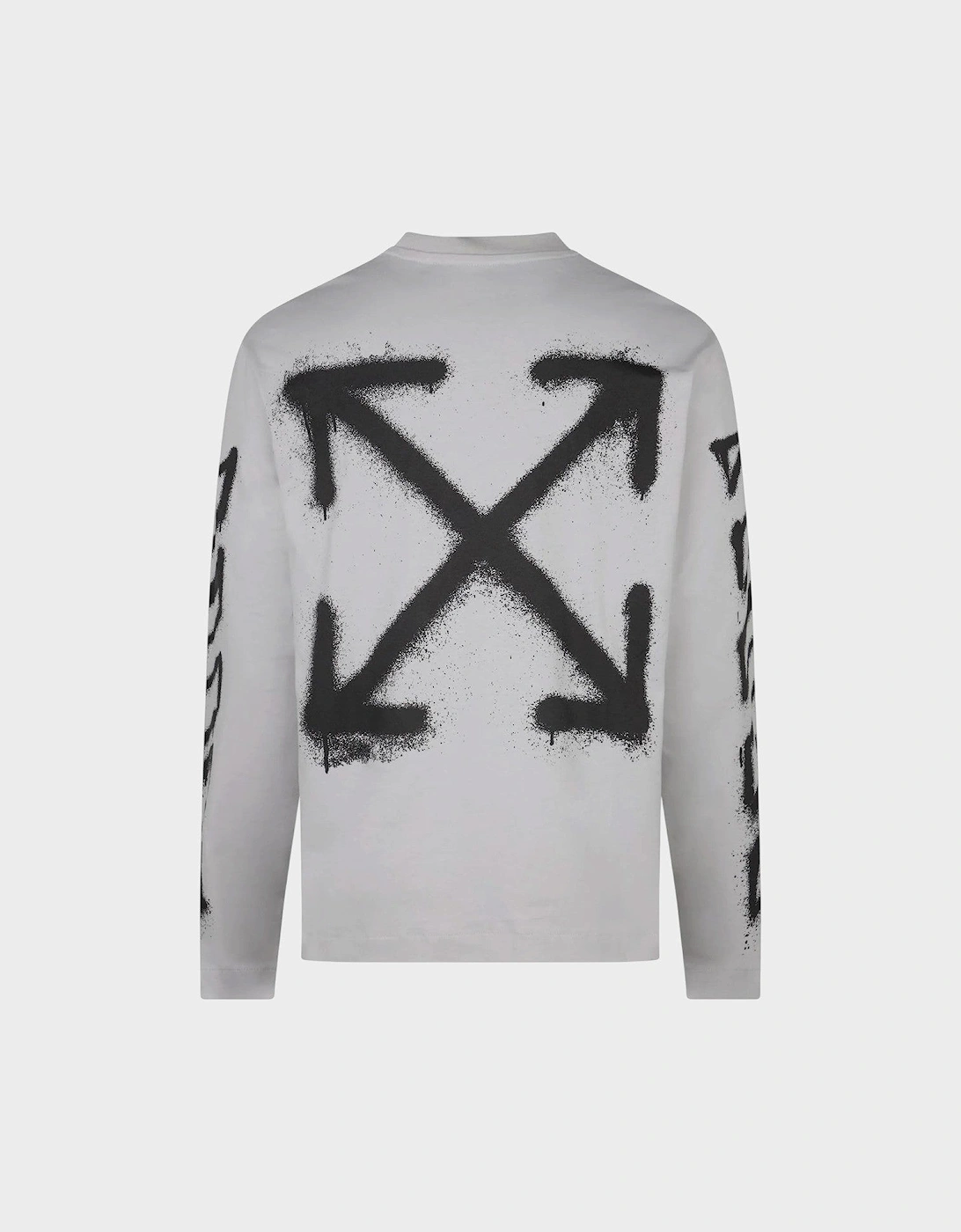 Off Spray Can Arrow Skate Long Sleeve T Shirt Light Stone