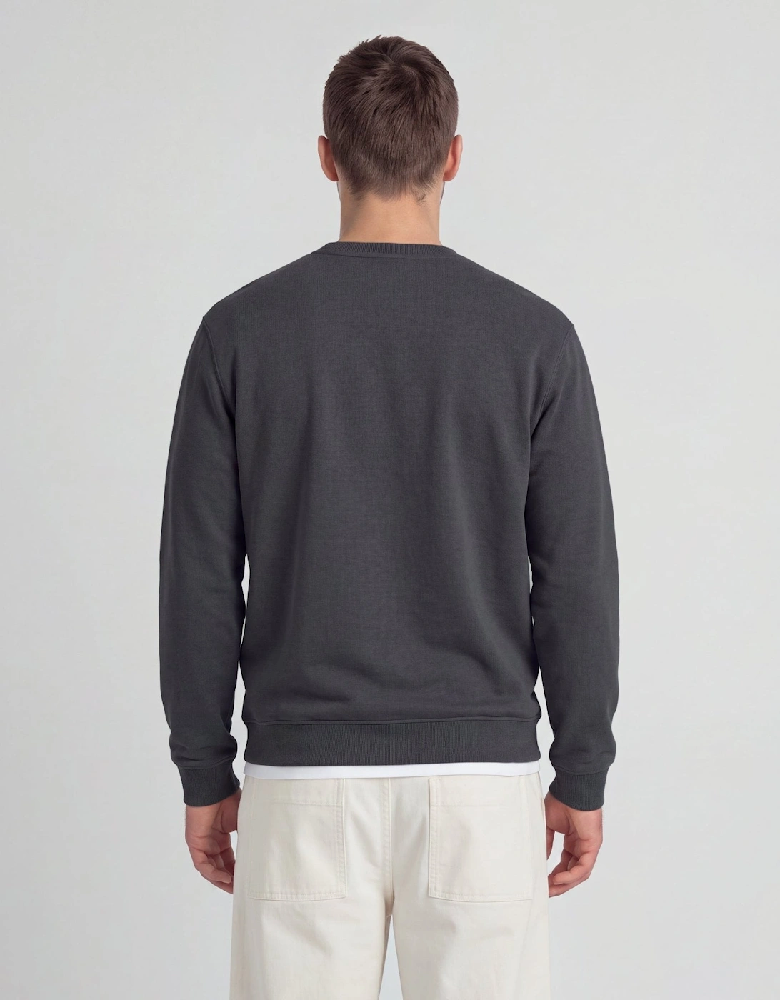 Cotton Crew Neck Sweatshirt