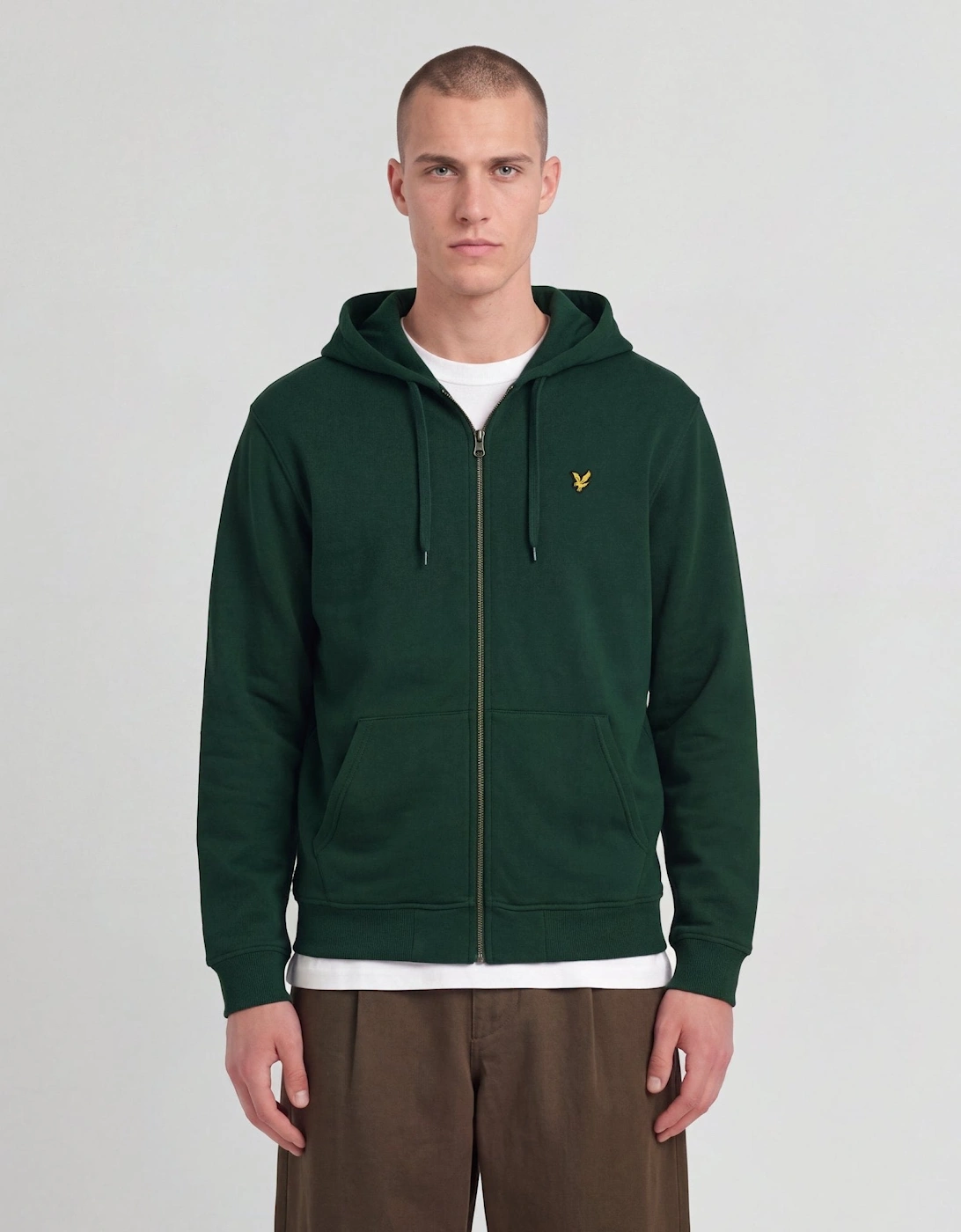 Loopback Cotton Full Zip Hoodie