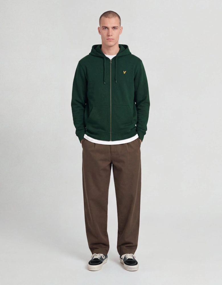 Loopback Cotton Full Zip Hoodie