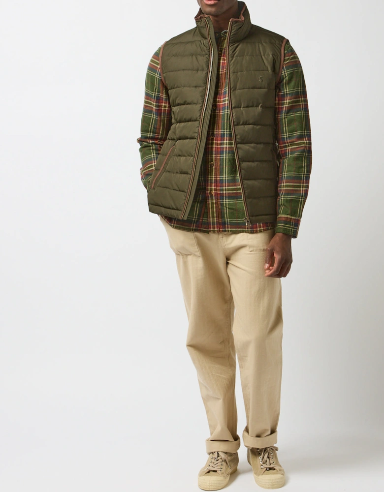 Joules HERITAGE PADDED Mens Gilets Green