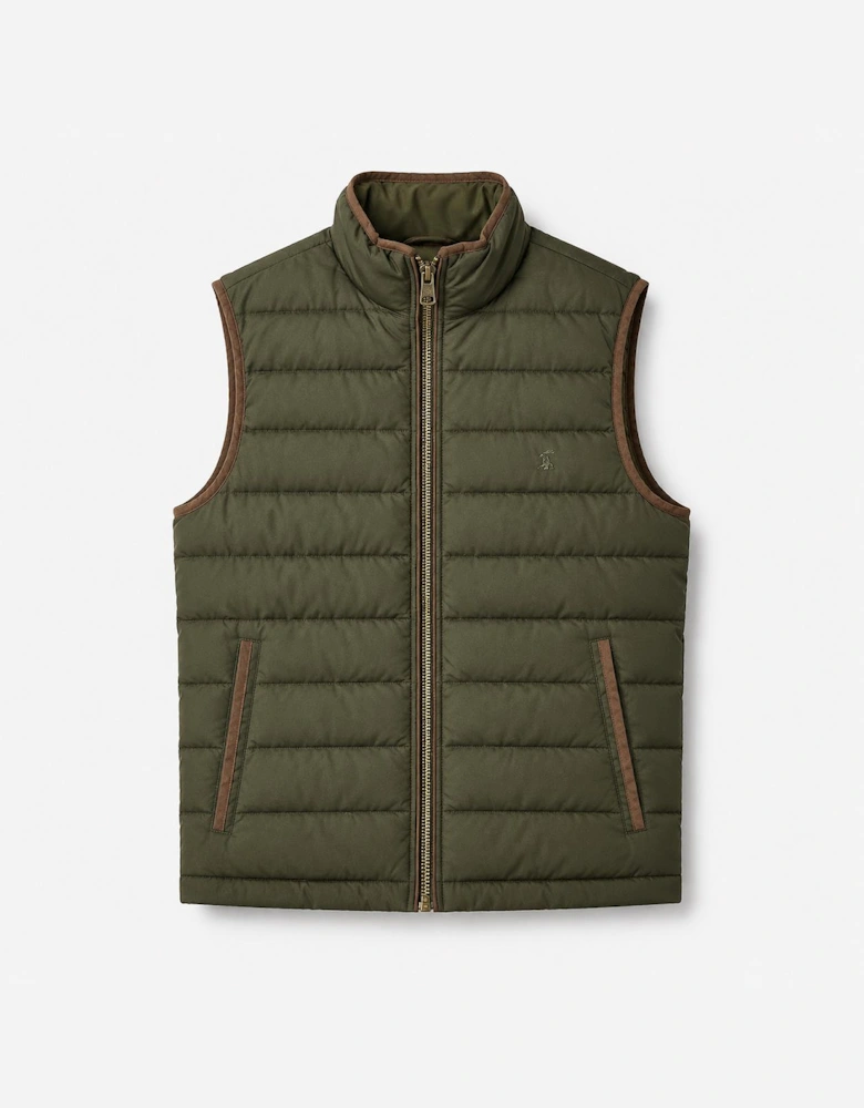 Joules HERITAGE PADDED Mens Gilets Green