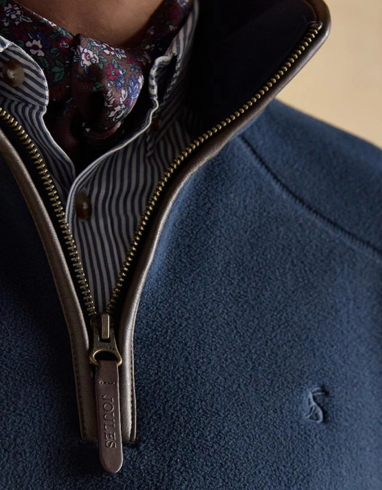 Joules HERITAGE 1/4 ZIP Mens Fleece Top Navy