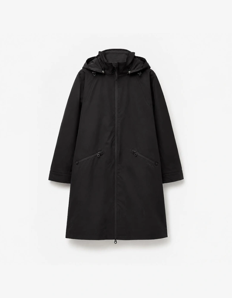 Joules RAINAWAY Womens Waterproof Rain Coat Black