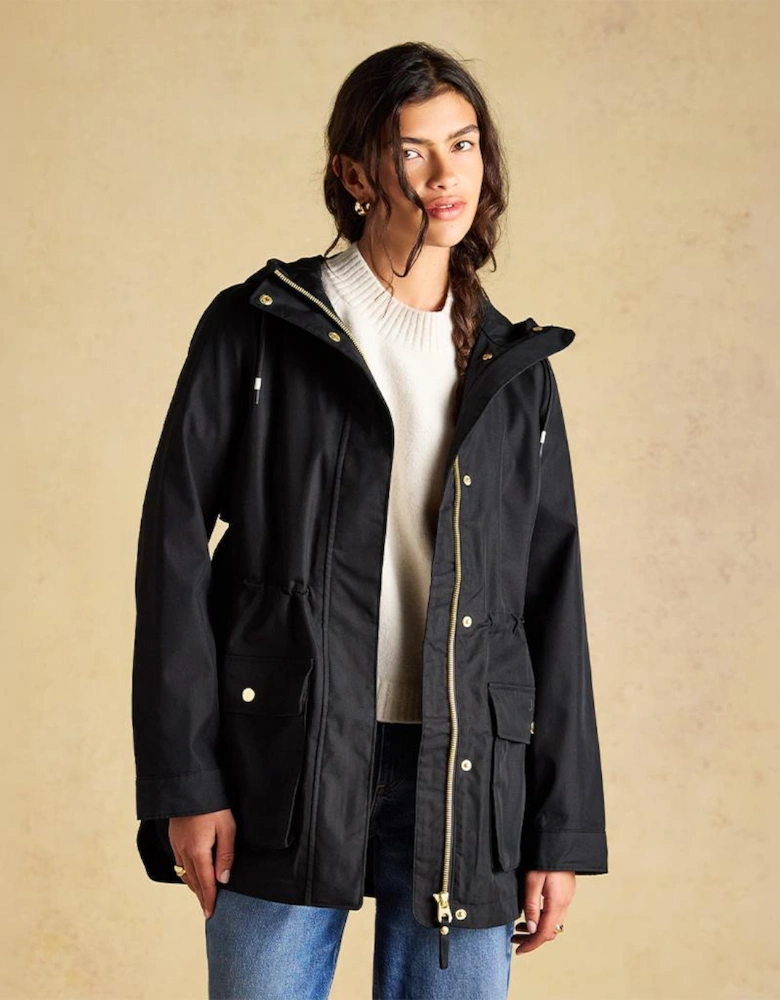 Joules PORTWELL Womens Rain Coat Black