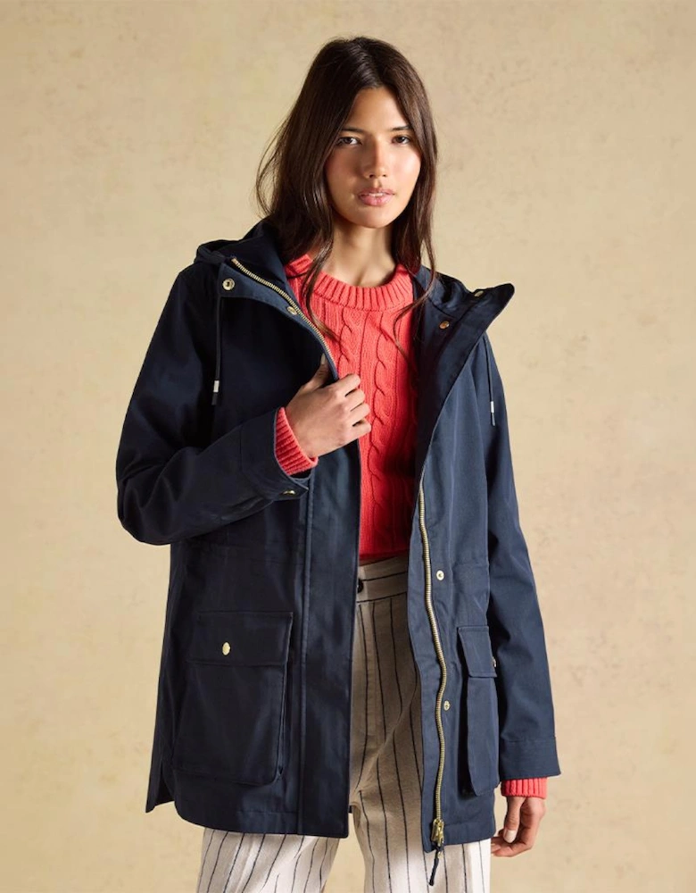 Joules PORTWELL Womens Rain Coat Navy
