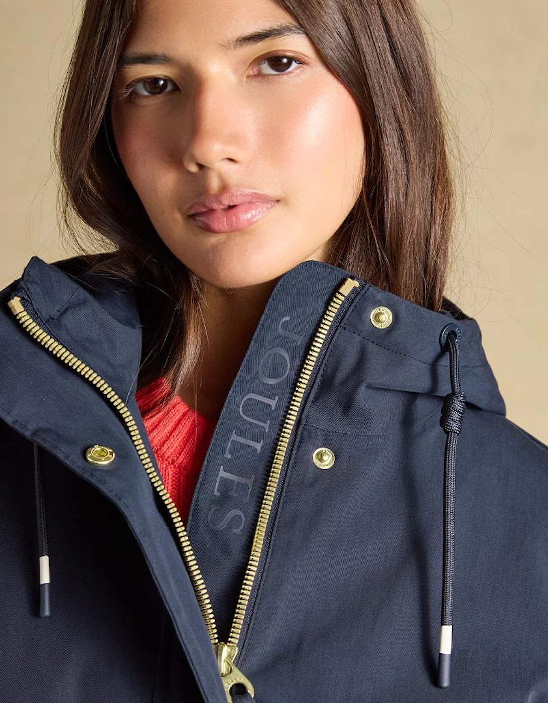 Joules PORTWELL Womens Rain Coat Navy