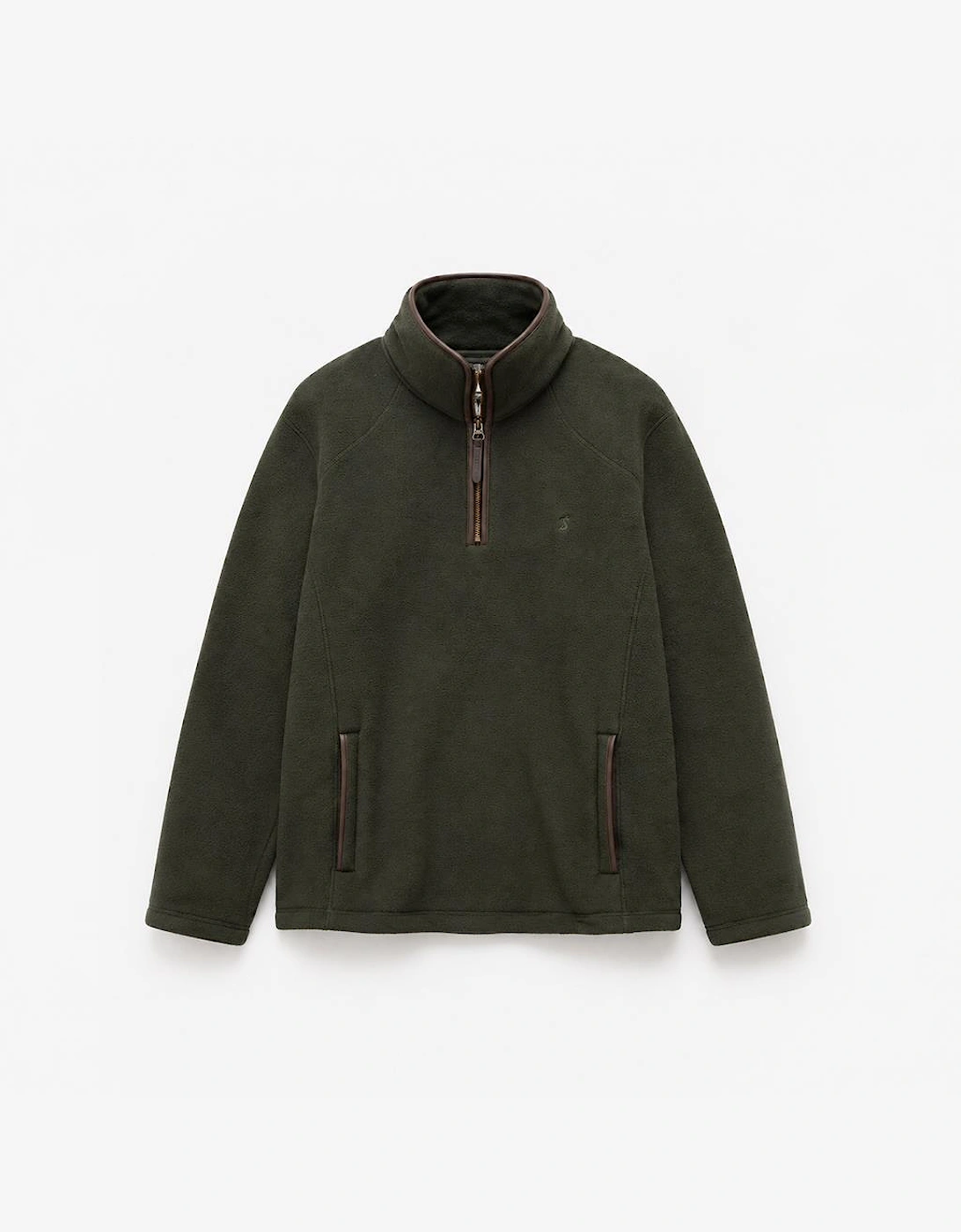 Joules HERITAGE 1/4 ZIP Mens Fleece Top Dark Green