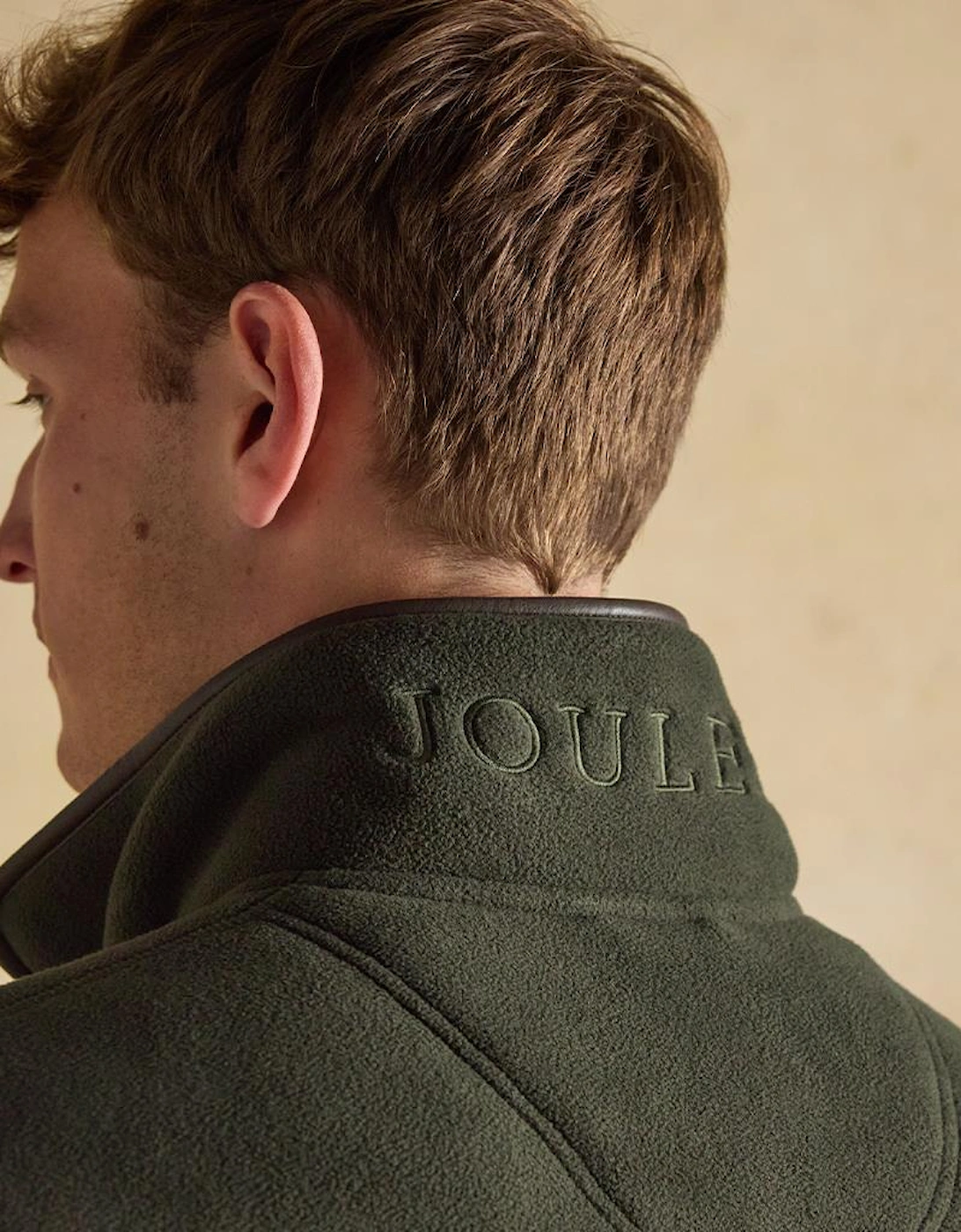 Joules HERITAGE 1/4 ZIP Mens Fleece Top Dark Green