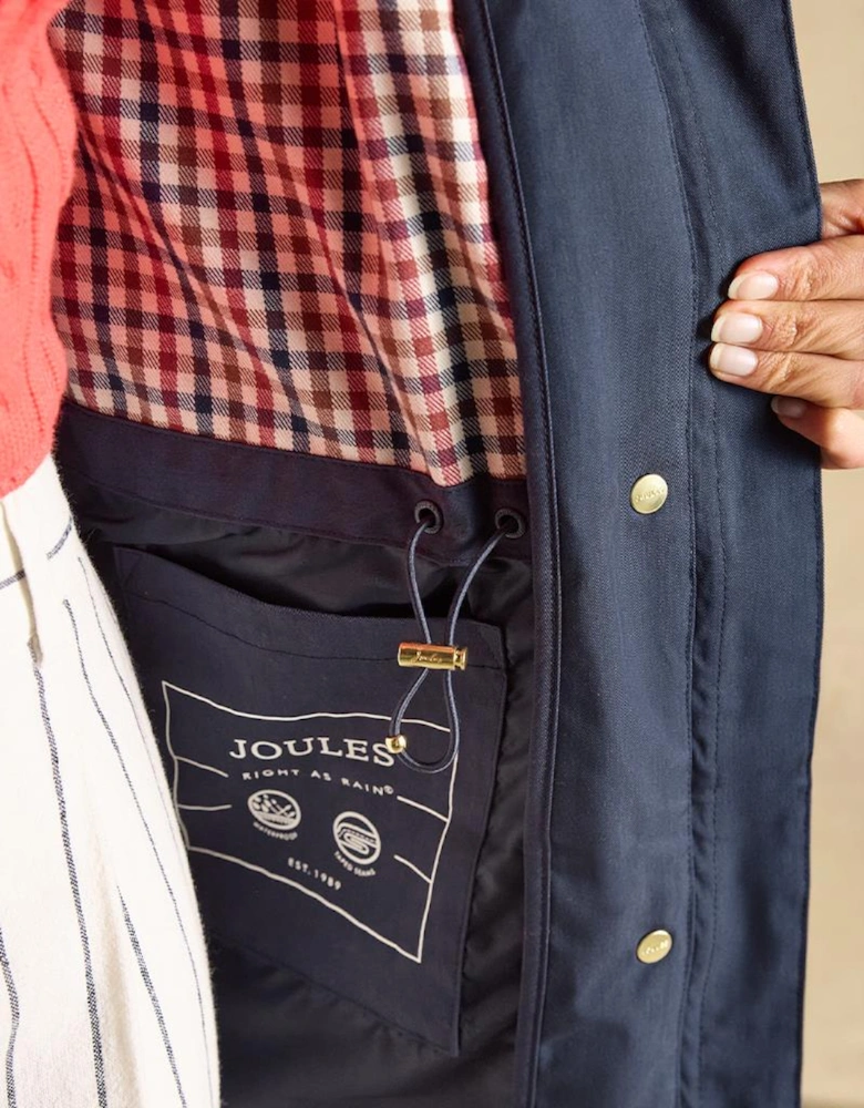 Joules PORTWELL Womens Rain Coat Navy