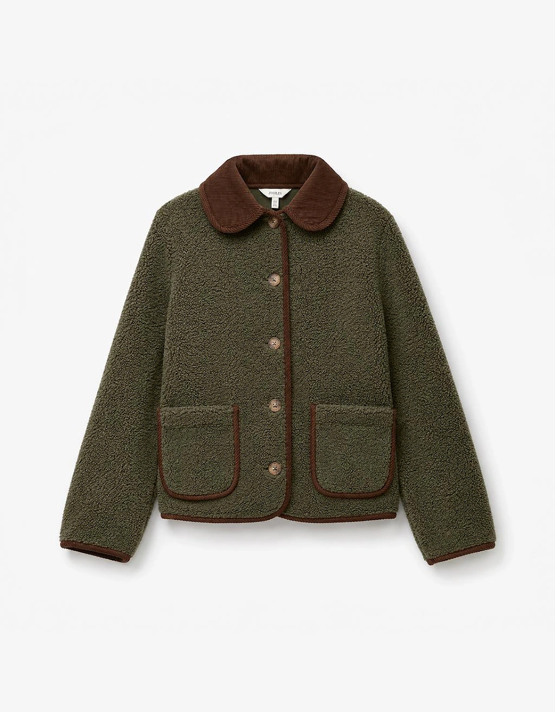 Joules SADIE SHORT Womens Track Jackets Khaki Green