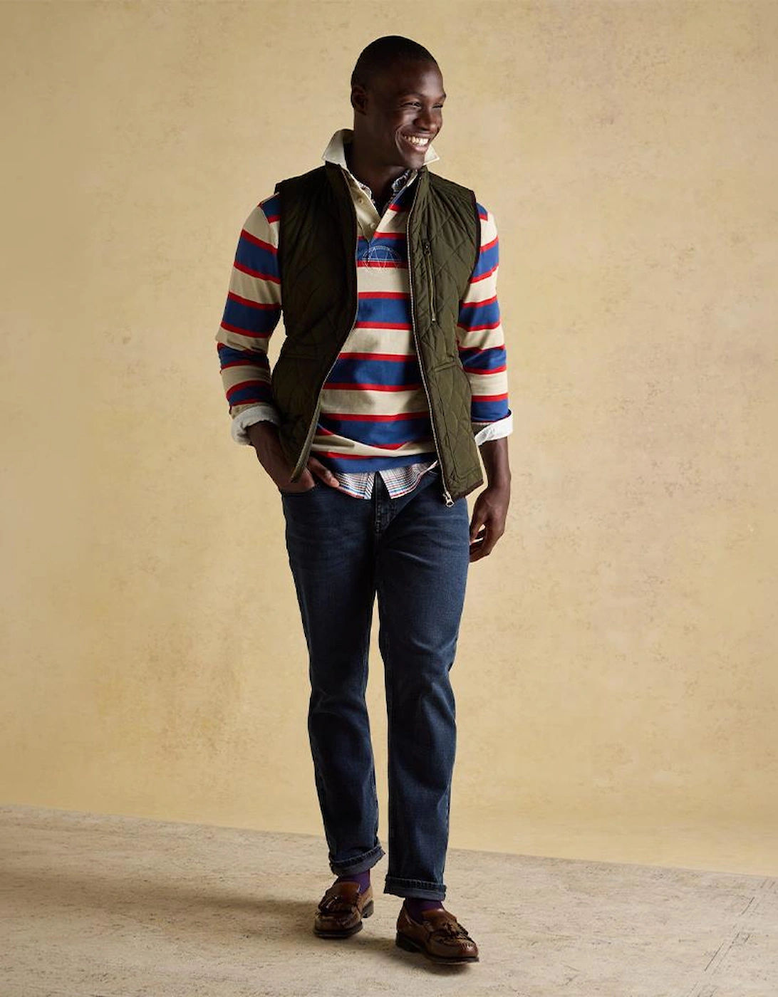 Joules MAYNARD Mens Gilets Green