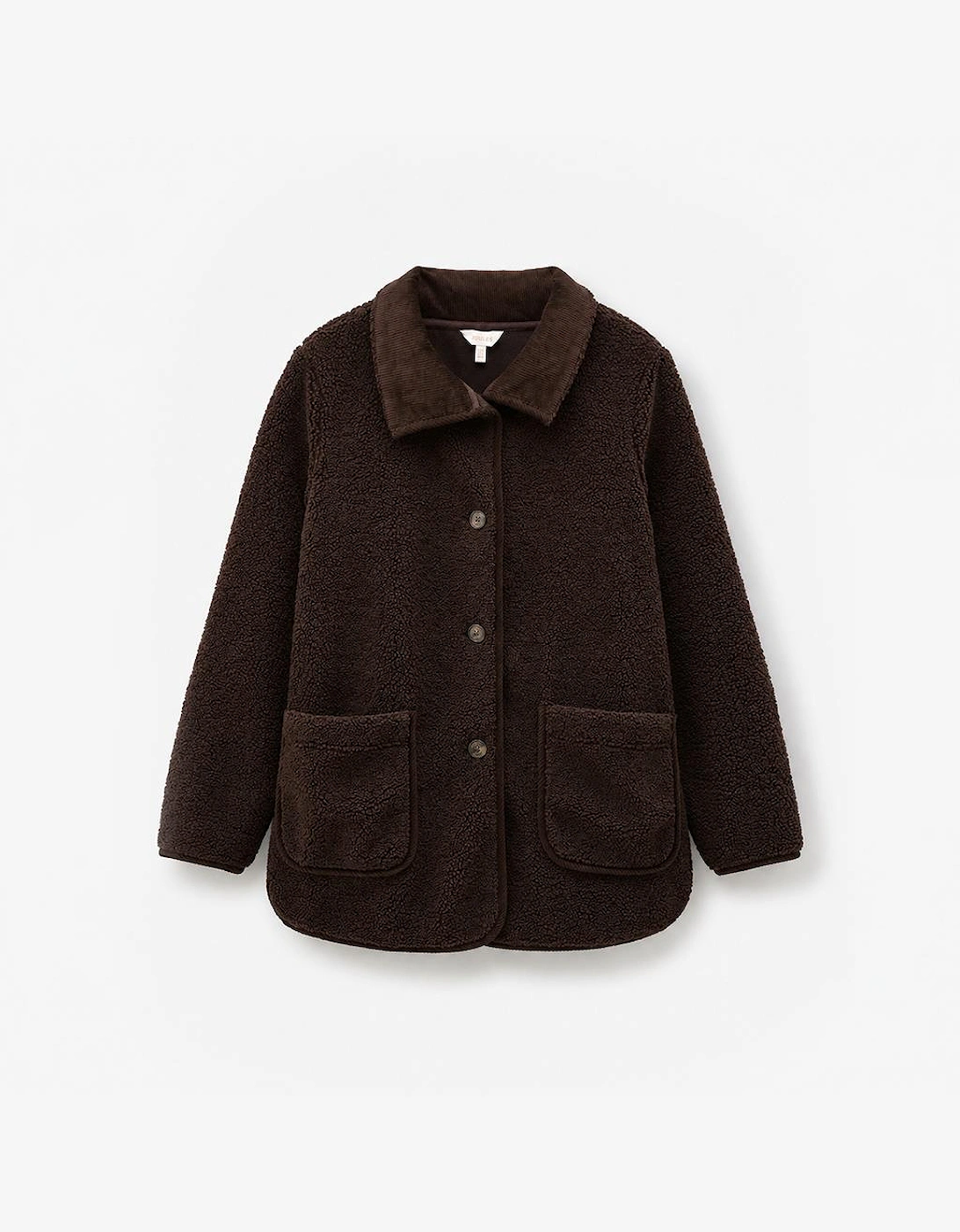 Joules SADIE LONGLINE Womens Longline Jackets Chocolate Brown