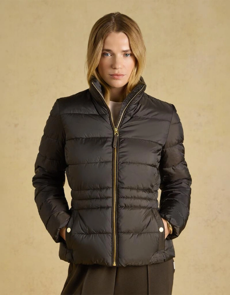 Joules PADDOCK Womens Puffer Jackets Brown