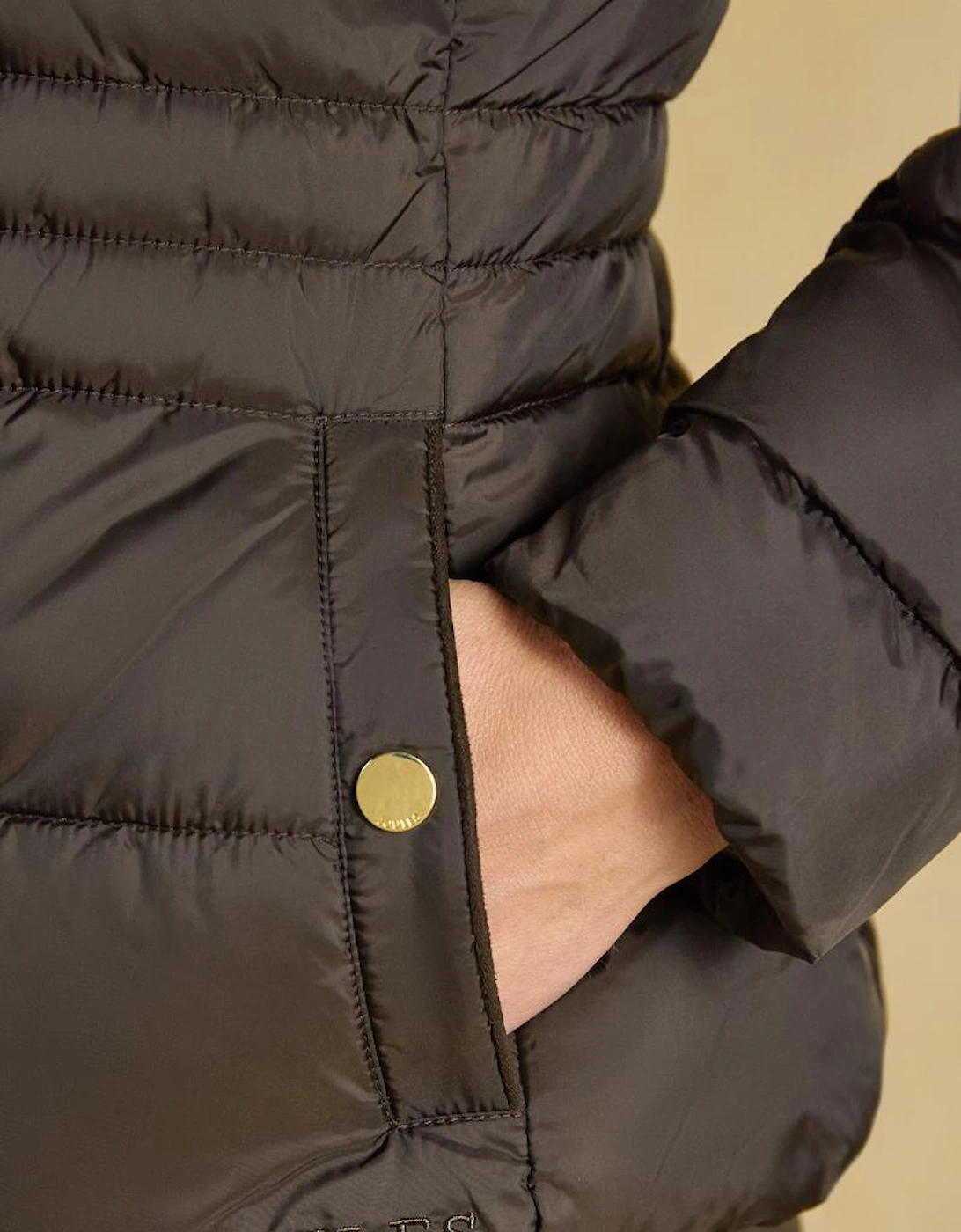 Joules PADDOCK Womens Puffer Jackets Brown