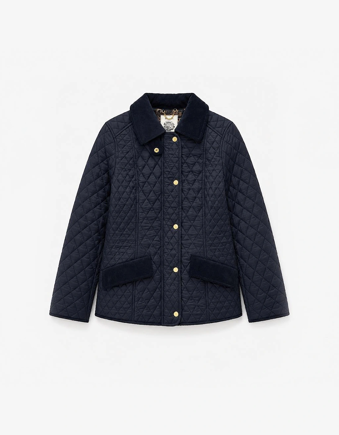 Joules HIGHCLERE Womens Quilted Jackets Navy