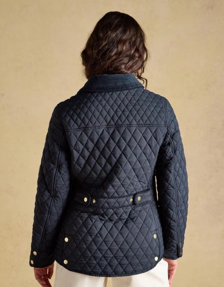 Joules HIGHCLERE Womens Quilted Jackets Navy