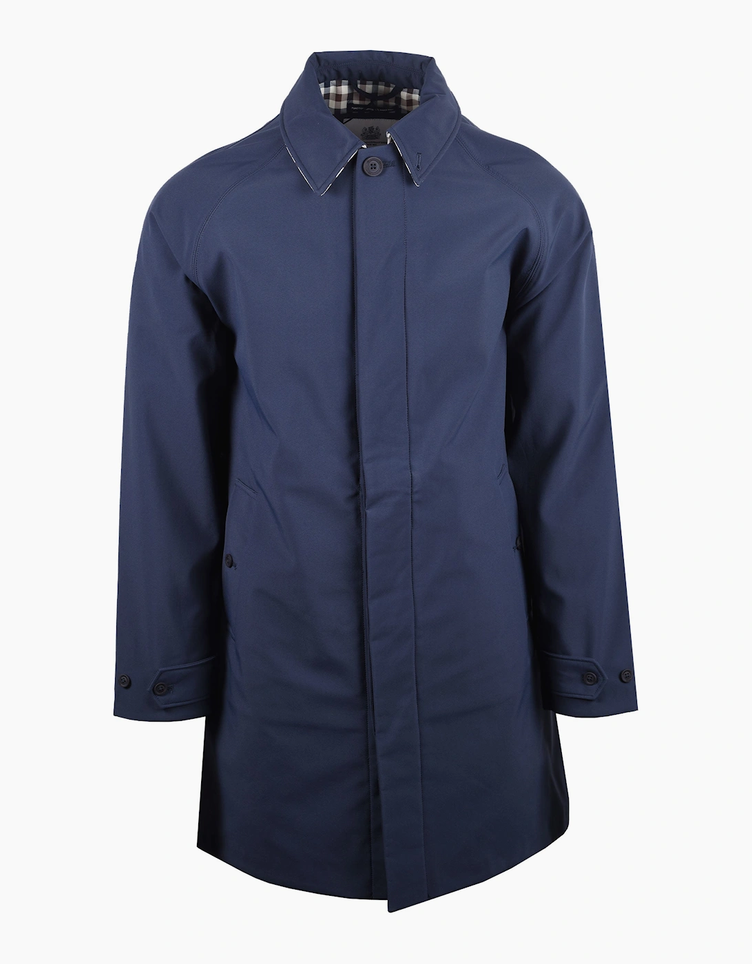 AQUASCUTUM THERMAS TRENCH COAT NAVY