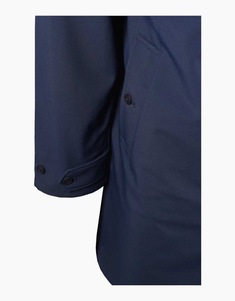 AQUASCUTUM THERMAS TRENCH COAT NAVY