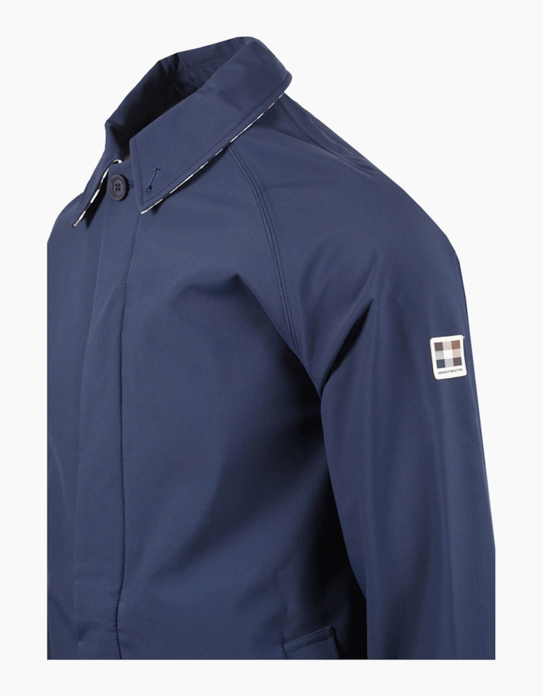 AQUASCUTUM THERMAS TRENCH COAT NAVY