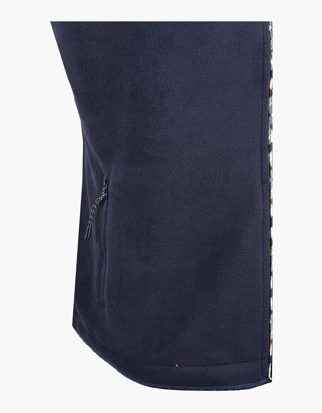 AQUASCUTUM POLAR FLEECE GILET NAVY