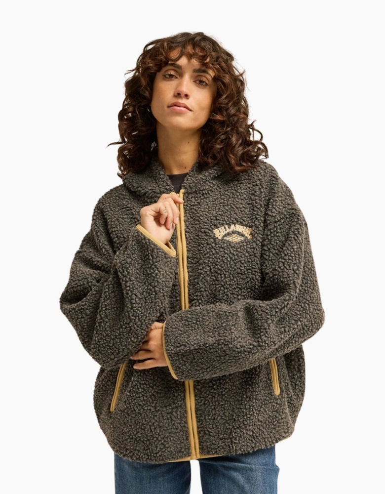 Billabong Womens Light Wind Sherpa Full Zip Fleece