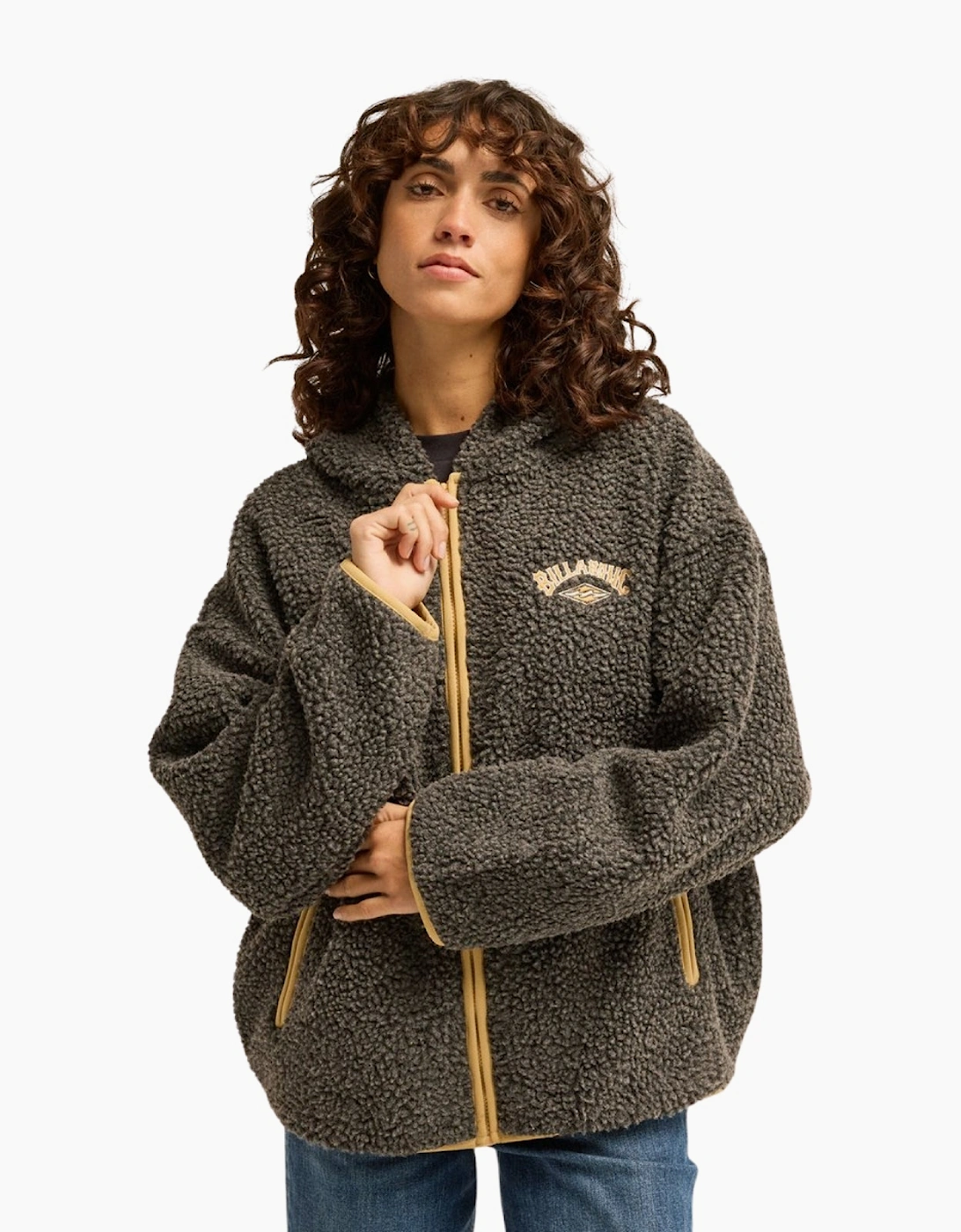 Billabong Womens Light Wind Sherpa Full Zip Fleece