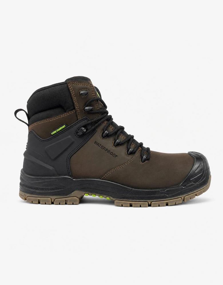 Apache MISSION Unisex Waterproof Composite Toe Safety Boots Brown