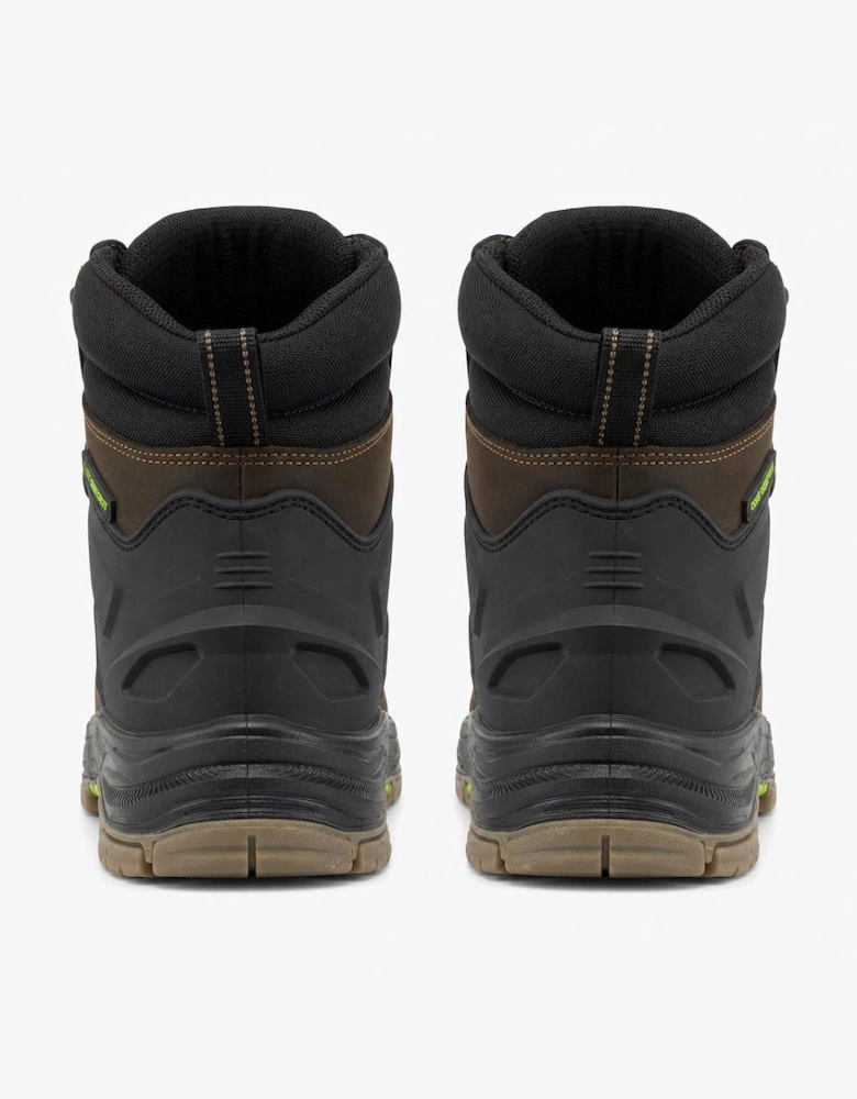 Apache MISSION Unisex Waterproof Composite Toe Safety Boots Brown