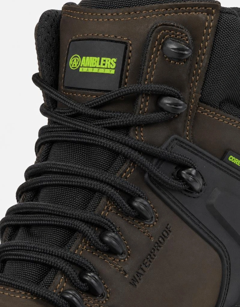 Apache MISSION Unisex Waterproof Composite Toe Safety Boots Brown