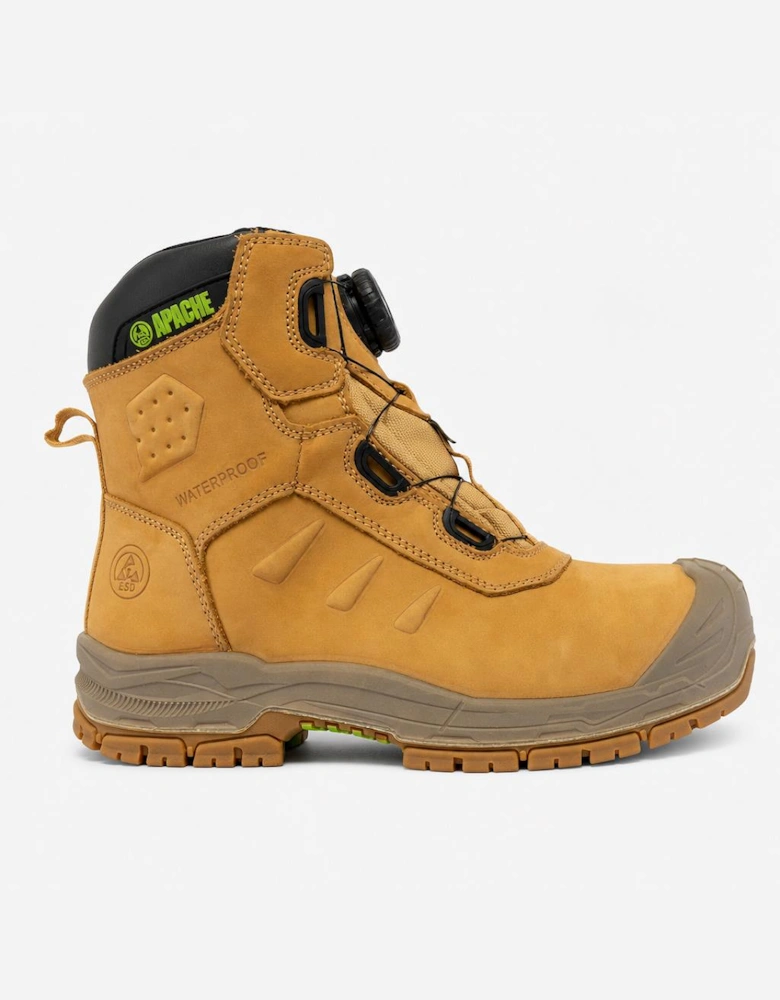 Apache Churchill Unisex Composite Toe Safety Boots Wheat