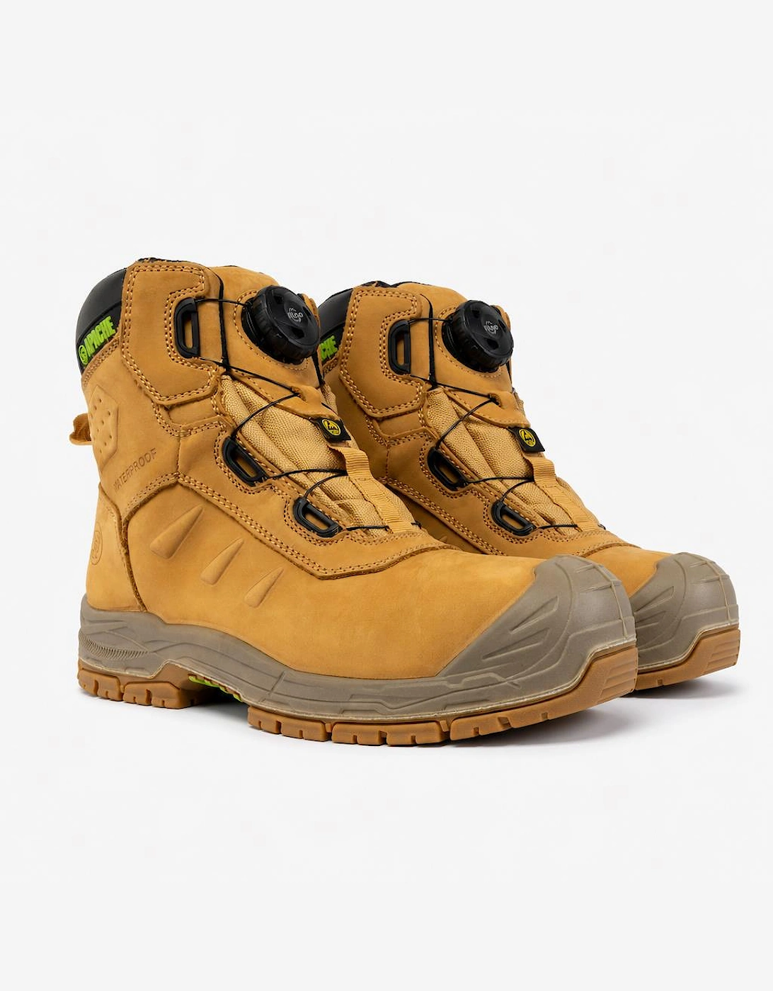 Apache Churchill Unisex Composite Toe Safety Boots Wheat