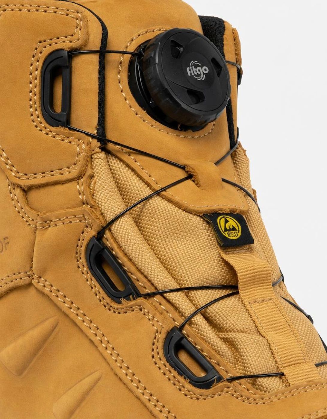 Apache Churchill Unisex Composite Toe Safety Boots Wheat
