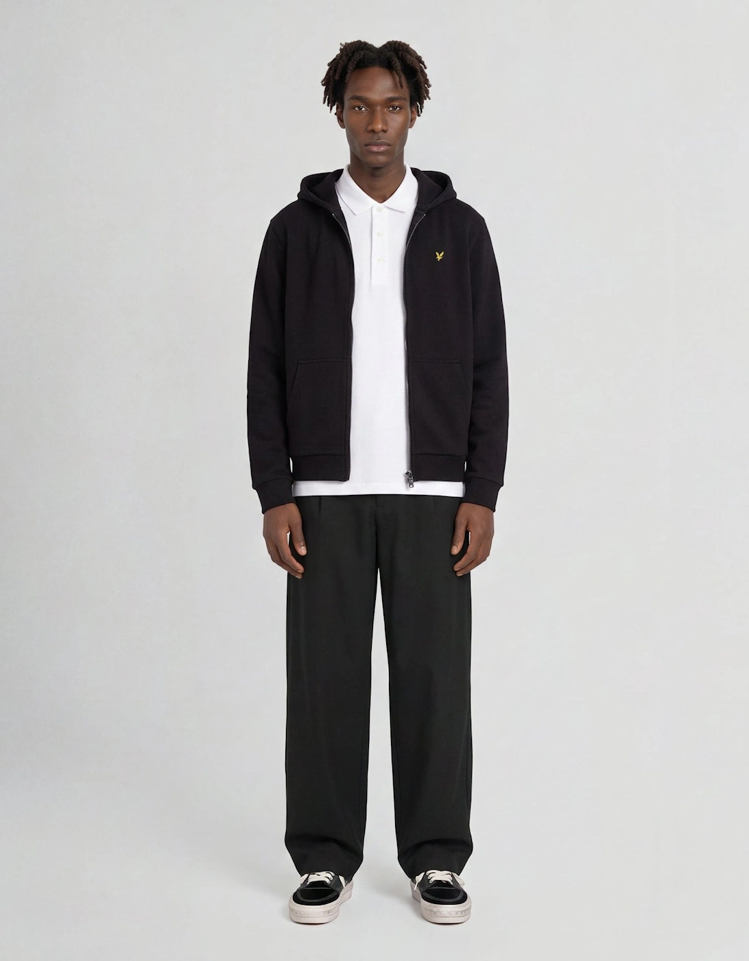 Long Sleeve Cotton Polo Shirt